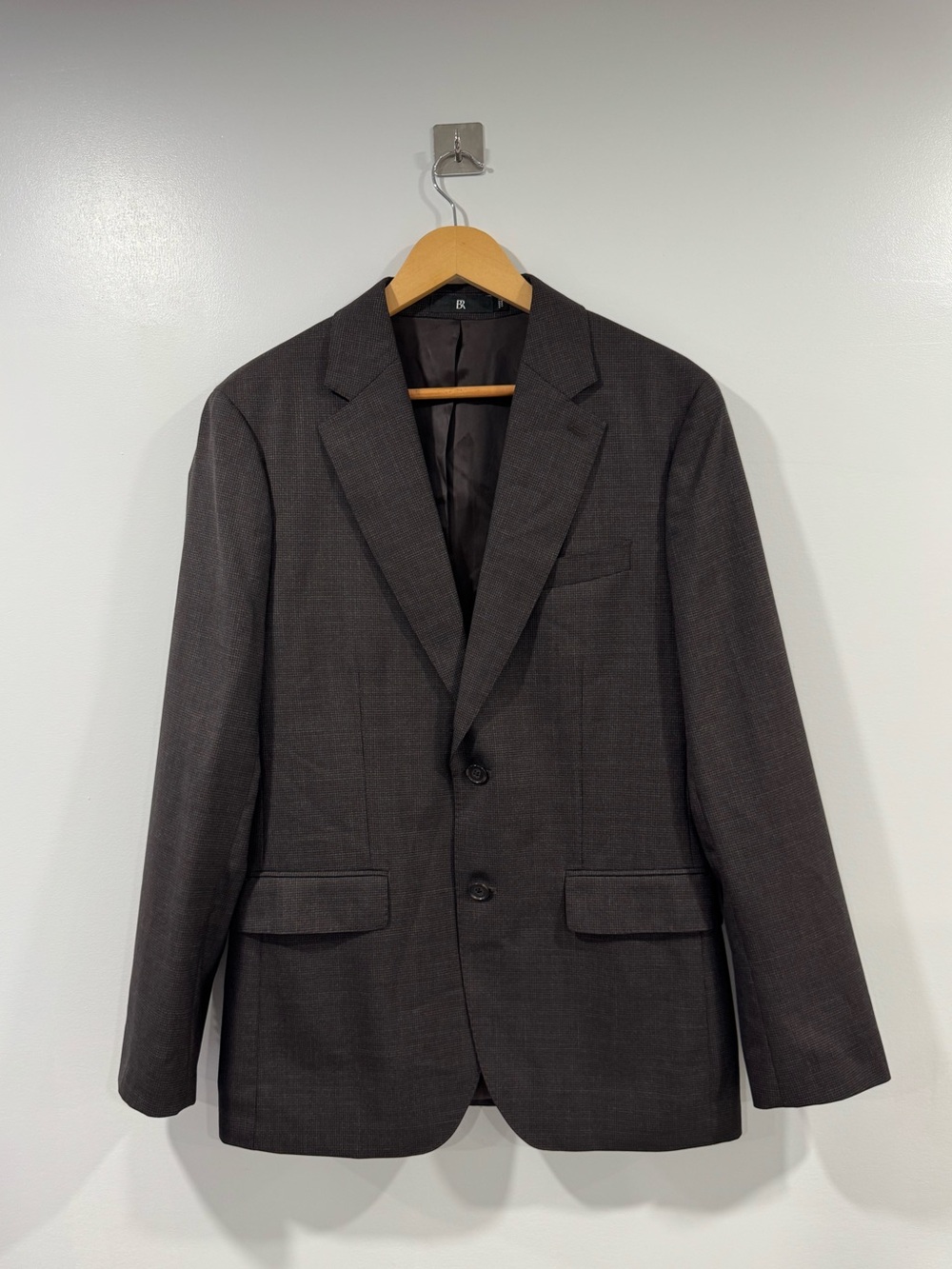 Banana Republic Men Brown Tailored Slim Fit Blazer Jacket Size 38R